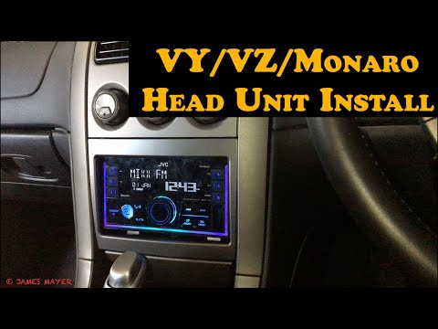 Видео: Установка головного устройства (с рулевым управлением) VY/VZ/Monaro // Как сделать
