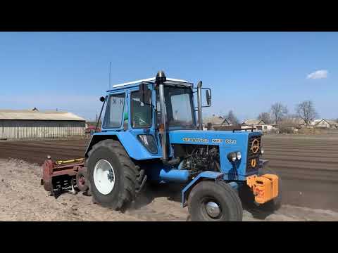 Видео: Мтз 80.1 мтз 82.1 мерседес ОМ366А . Фреза. Повітряний фільтр(01.04.21)