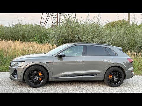 Видео: Audi E Tron 55 S line Black Edition з Німеччини🇩🇪 на продаж