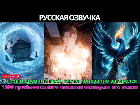 Видео: Открыв древний гроб, глупец внезапно загорелся — 1800 приёмов синего павлина овладели его телом