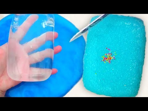 Видео: Хрустящая слизь! Густая прозрачная слизь! Самое удовлетворяющее видео слизи ASMR!