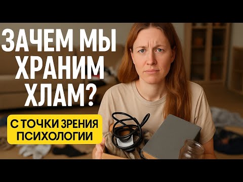 Видео: Это не просто бардак! Что накопительство говорит о тебе с точки зрения психолога