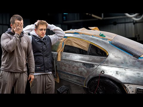 Видео: Мы сильно накосячили! Нужно красить заново 😩 Конец проекта Passat CC!