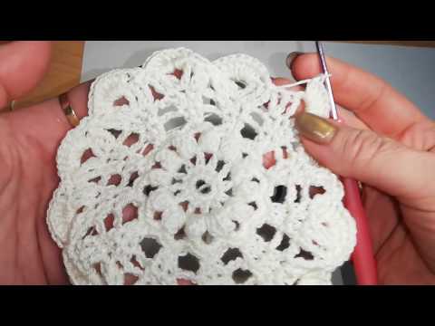 Видео: Летний берет крючком .Gorro de verano .Punto crochet. Cap crochet  ( # 17)