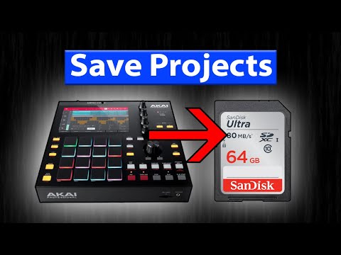 Видео: MPC One — сохранение проекта на SD-карту (с внутреннего накопителя)