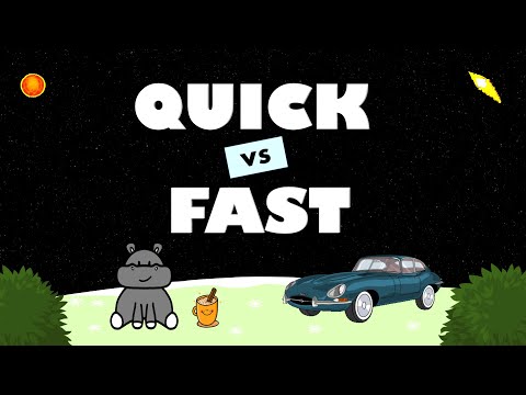 Видео: Как правильно использовать QUICK, QUICKLY и FAST в английском?🔎