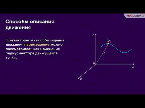 Видео: Способы описания движения Траектория Путь Перемещение
