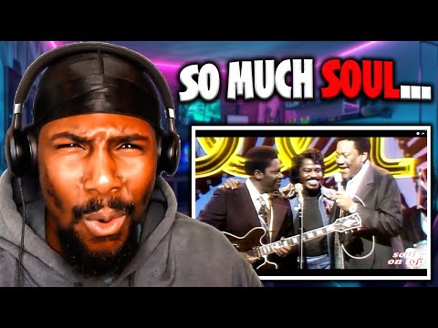 Видео: Три легенды, одна сцена! | Джеймс Браун, Бобби Блэнд и Би Би Кинг — блюзовое попурри (реакция)