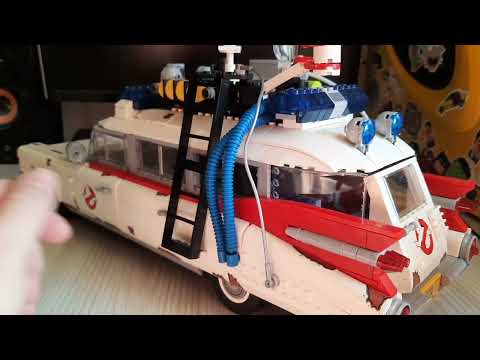 Видео: Автомобиль Охотников за привидениями ECTO-1  большой конструктор