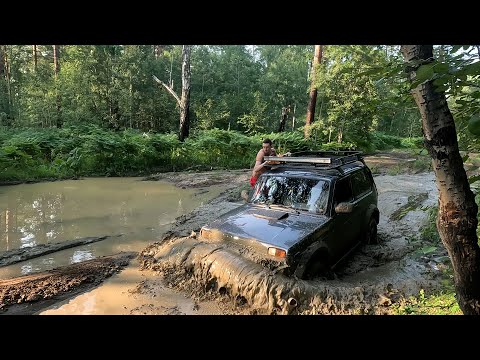 Видео: Утопили ниву, глаза боятся нива едет