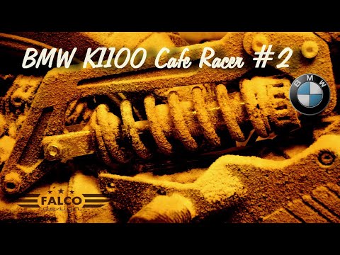 Видео: BMW K 1100 Cafe Racer #2. Установка подвески. Седло.