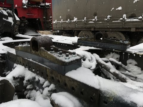 Видео: Как я поднял седельное устройство на тягаче,чтоб не ломало задние крылья.Седло Volvo FH FM Вольво ФШ