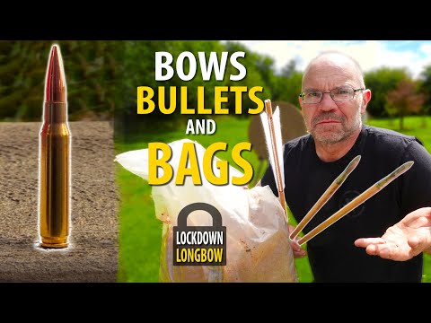 Видео: Луки и пули против мешков с песком