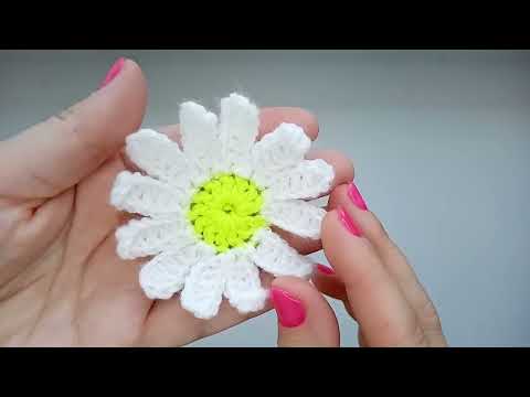 Видео: КАК ЖЕ СВЯЗАТЬ РОМАШКУ/ РОМАШКА все очень просто и легко/ОЧЕНЬ ПРОСТОЙ СПОСОБ ВЯЗАНИЯ ЦВЕТКА/ЦВЕТОК