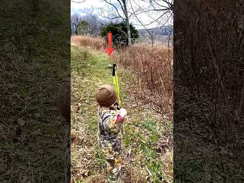 Видео: ух ты, милый малыш, охотящийся на кролика#chase#challenge#hunting
