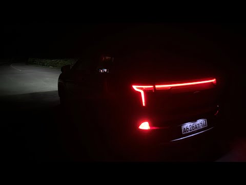 Видео: Москвич 3 ночью - с топовыми фарами