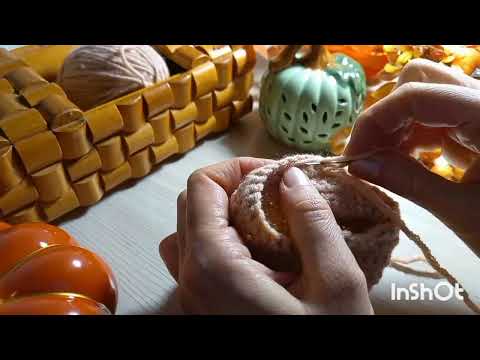 Видео: Вязаная тыквочка