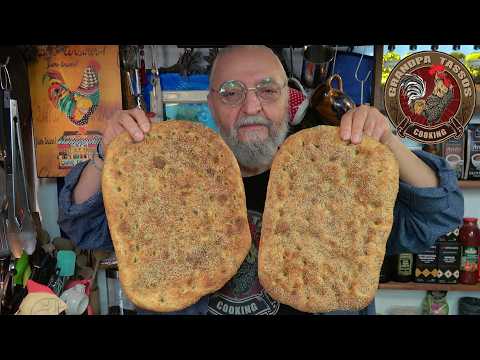 Видео: Греческая лепешка - Лагана на Масленицу