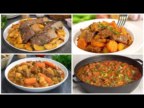 Видео: ТОМЛЕНАЯ ГОВЯДИНА - 4 оригинальных и очень вкусных блюда. Рецепты от Всегда Вкусно!