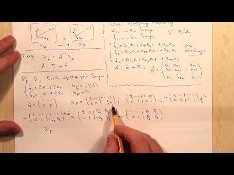 Видео: Замена базиса. Тема