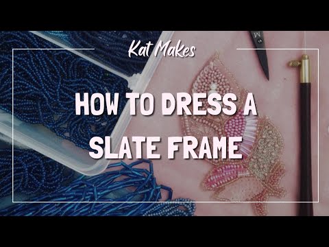 Видео: Как оформить грифельную рамку для тамбурной вышивки