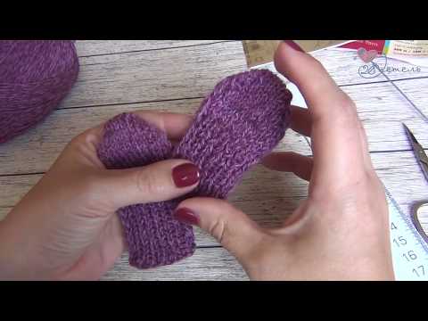 Видео: МК «царапки» на двух спицах одновременно