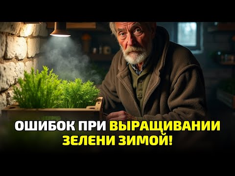 Видео: Все делают неправильно! Как на самом деле выращивать зелень зимой дома!