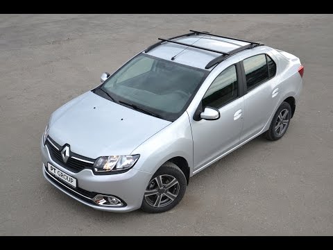 Видео: Рейлинги+Багажник Рено Логан 2 установка Тольяти полимер сервис+Атлант