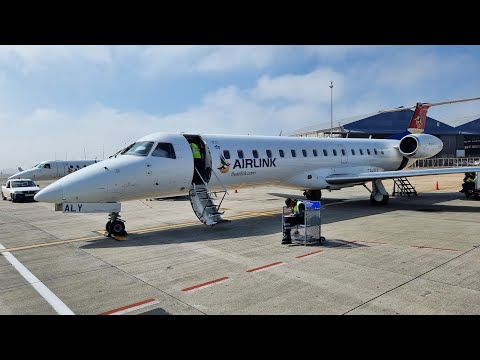 Видео: Embraer 140 а/к Airlink | Рейс Йоханнесбург — Блумфонтейн