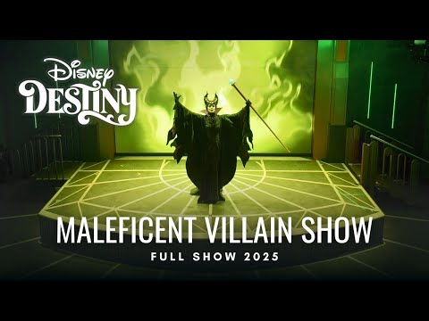 Видео: Шоу Disney Destiny «Малефисента под её чарами» | Полное многокамерное выступление в формате 4K 2025