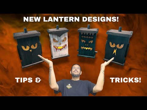 Видео: Как сделать деревянные фонарики Джека! Советы и хитрости Брэда Нейлера и новые дизайны к Хэллоуину!