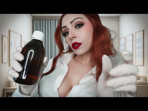 Видео: Нежная помощь школьной медсестры ASMR и медицинский осмотр 🩹🩺