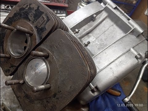 Видео: Сборка двигателя Ява 634 (Jawa 634) из г. Череповец