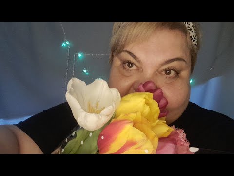 Видео: Асмр🌷Реснички к 8 Марта!🌹 Поздравление прилагается 😊