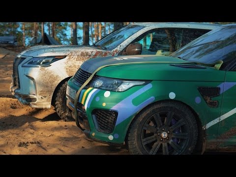 Видео: BWT LEXUS LX 570 vs AcademeG Range Rover SVR на Off road