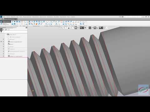 Видео: Компас 3D V18 - Резьба метрическая по правилам