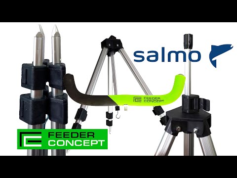 Видео: ТРИПОД Salmo и держатель FEEDER Concept. Обзор и главные плюсы. Где купить недорого.