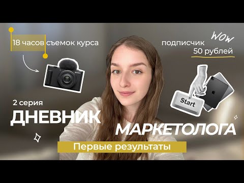 Видео: ДНЕВНИК МАРКЕТОЛОГА | 2 серия | Съёмки курса, результаты рекламы Яндекс РСЯ