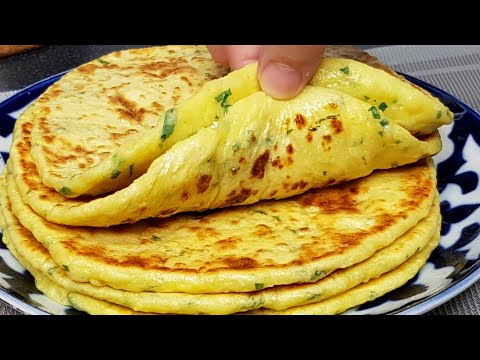 Видео: КАРТОФЕЛЬ +ЗЕЛЕНЬ И МУКА❤БЫСТРЫЕ ЧУДО ЛЕПЁШКИ НА СКОВОРОДЕ ‼