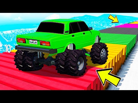 Видео: КАК ДАЛЕКО ПО ЯМАМ ПРОЕДЕТ РАНДОМНАЯ МАШИНА В ГТА 5! РУССКИЕ ДОРОГИ в ГТА 5 ЭКСПЕРИМЕНТЫ!