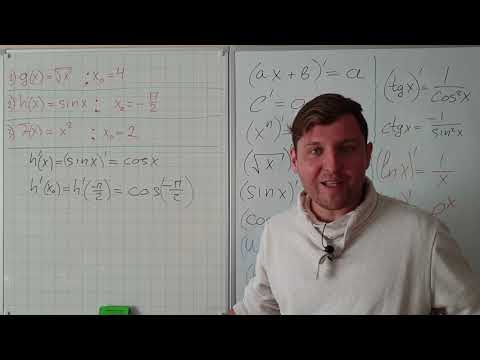 Видео: Производная в точке. Алгебра 10 и 11 класс.