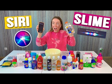 Видео: SIRI УПРАВЛЯЕТ МОИМ СЛАЙМОМ ЧЕЛЛЕНДЖ!