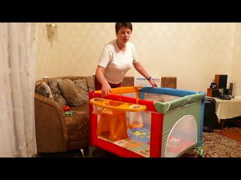 Видео: ОНЛАЙНТРЕЙД. РУ.  Манеж Noony Babyland Street,  разноцветный