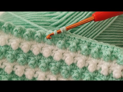 Видео: Супер легкая выкройка детского одеяла крючком для начинающих ~ Trend Crochet Blanket Pattern