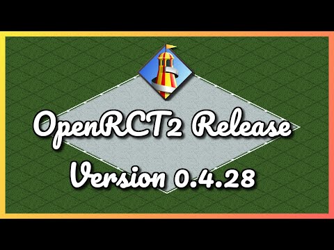 Видео: Выпуск OpenRCT2 версии 0.4.28 — дополнения, изменения и исправления!