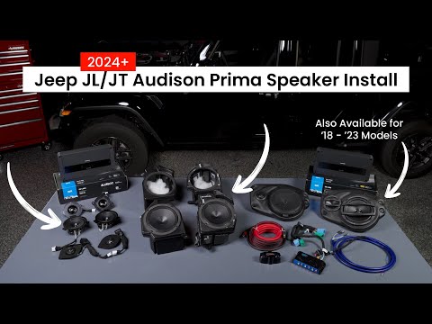 Видео: Audison Prima | Оптимальная система обновления акустики Plug & Play для Jeep Wrangler и Gladiator...