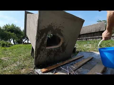 Видео: Туалет из пеноплекса ч.3, Styrofoam toilet, 3