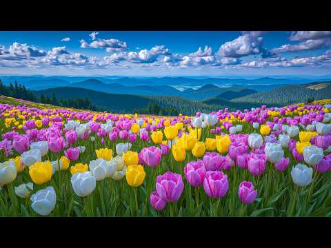 Видео: Высокочастотное исцеляющее поле 🌷 Музыкальная терапия в формате 4K для снятия стресса, очищения э...