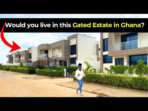 Видео: Вы бы жили в этом потрясающем закрытом жилом комплексе в Гане? || Дома на продажу в Гане