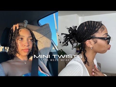 Видео: МИНИ-ПОВОРОТКИ на натуральных волосах | ЗАЩИТНЫЙ СТИЛЬ | Приа Симоне